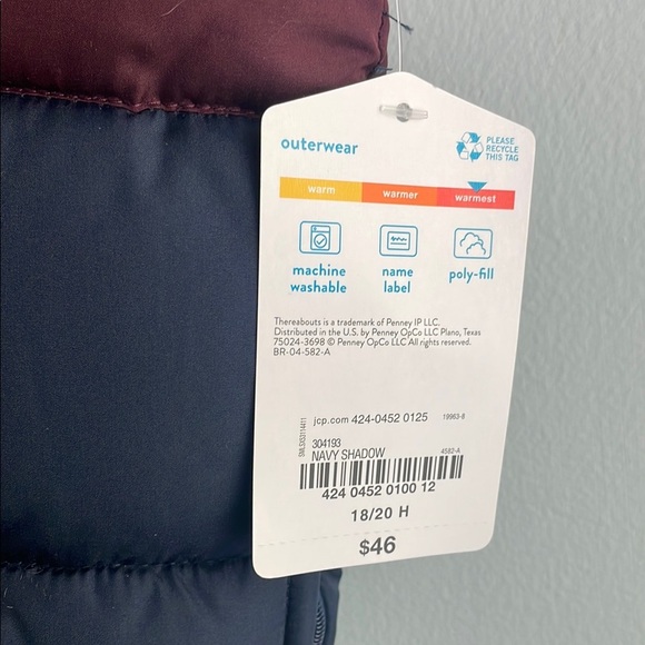 There abouts Colorblock Puffer Vest - Picture 3 of 4